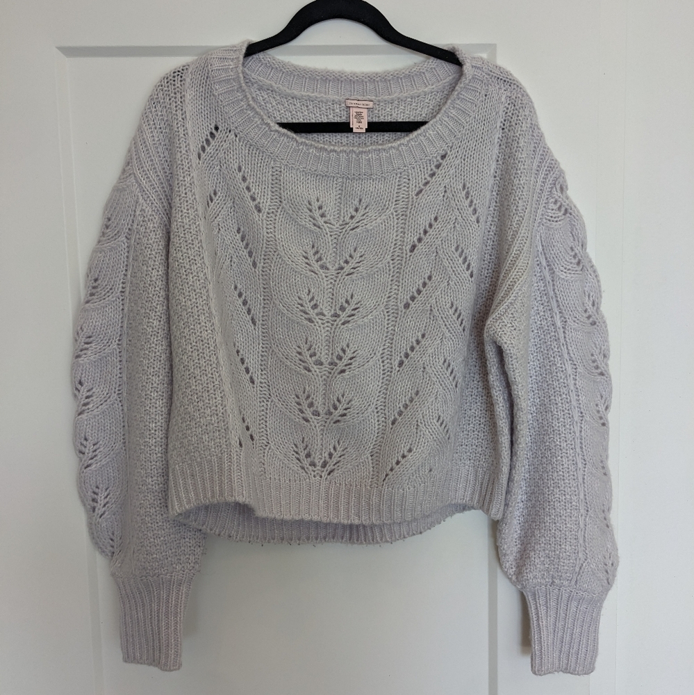 Victoria Secret pale lavender sweater